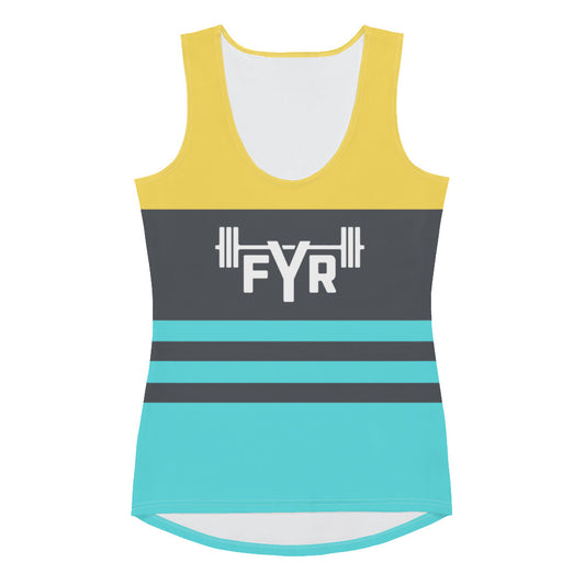 Women's Team FYR Singlet Stripes