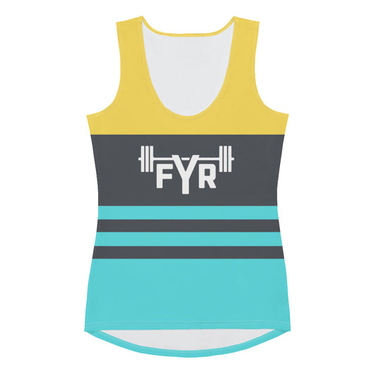 Women's Team FYR Singlet Stripes