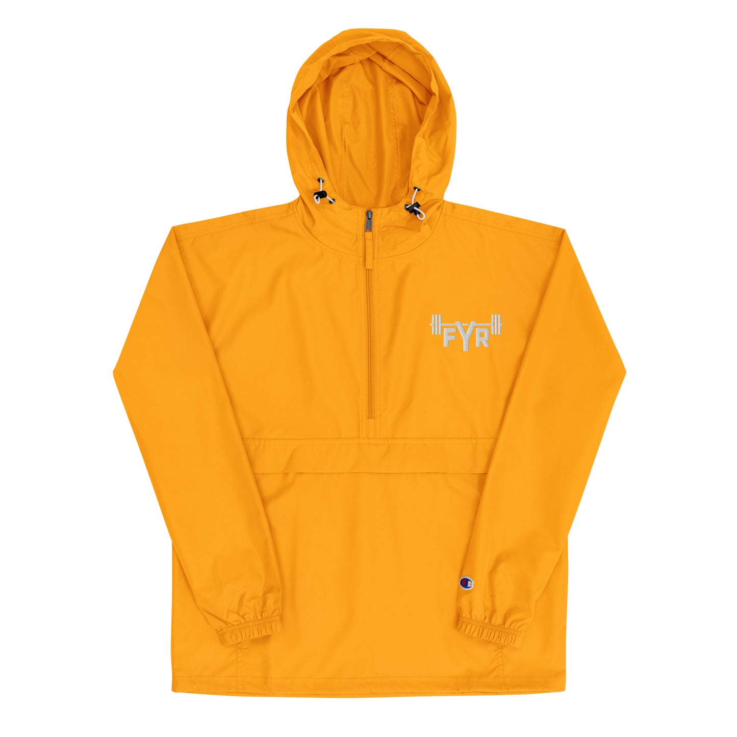 FYR Embroidered Champion Solid Packable Jacket
