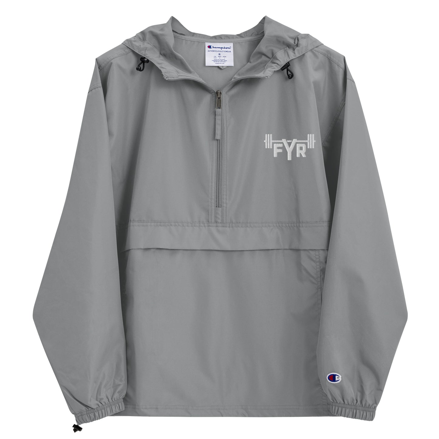 FYR Embroidered Champion Solid Packable Jacket