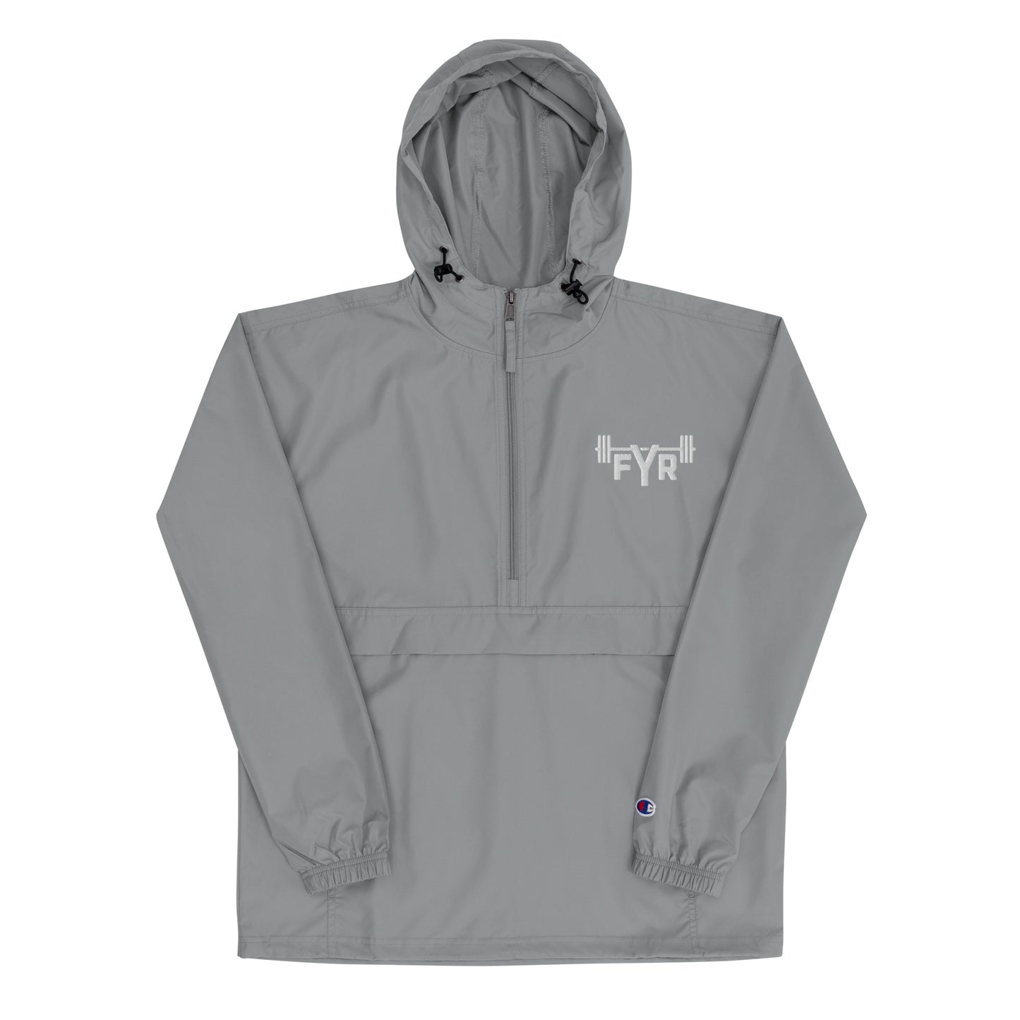 FYR Embroidered Champion Solid Packable Jacket