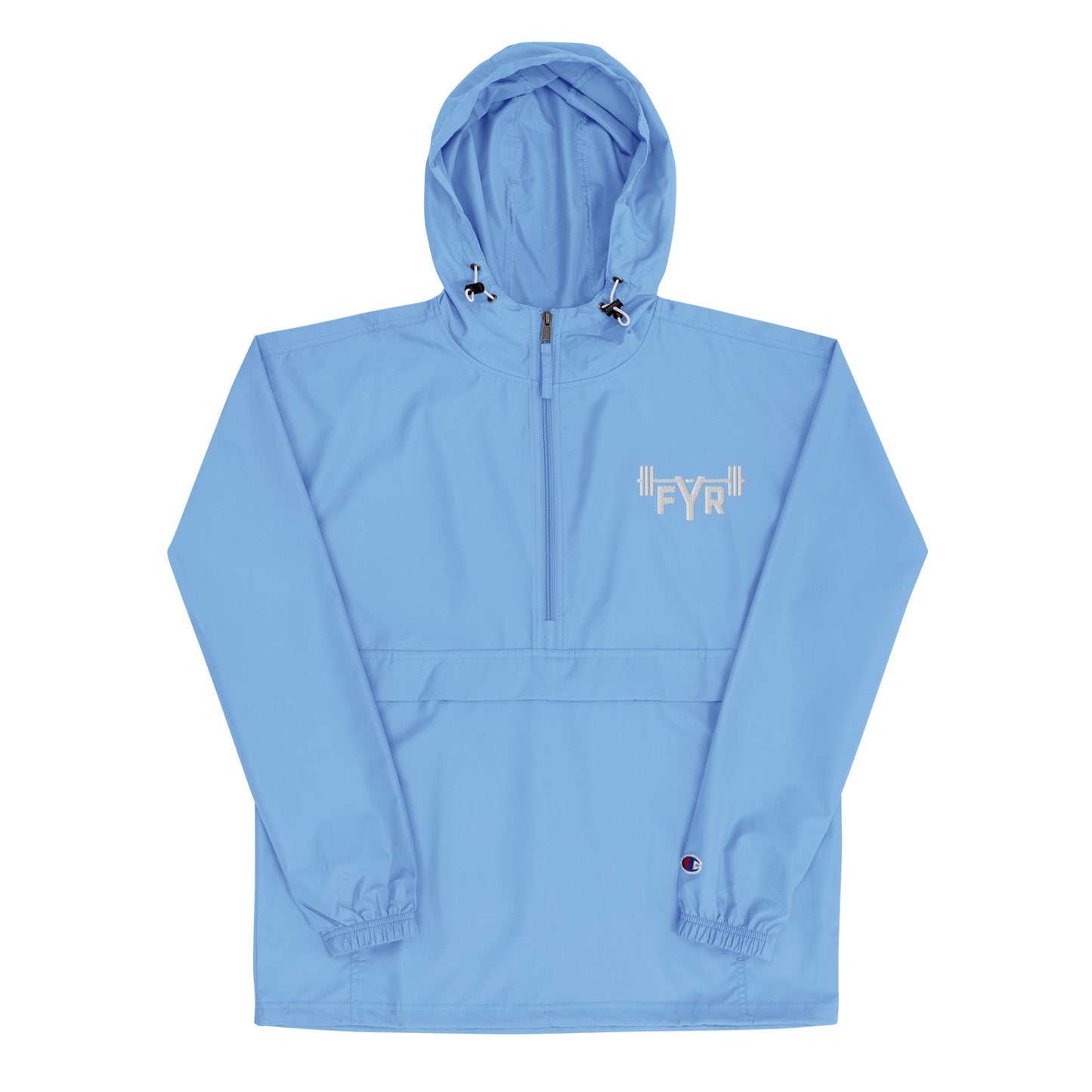 FYR Embroidered Champion Solid Packable Jacket