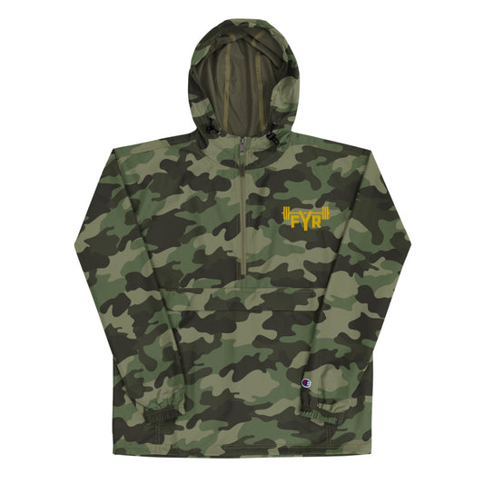 FYR Embroidered Champion Camo Packable Jacket